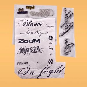 Acrylic Stamp Set
